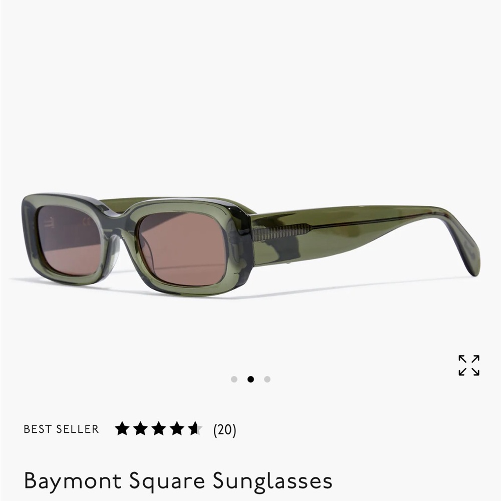 Madewell Baymont square sunglasses